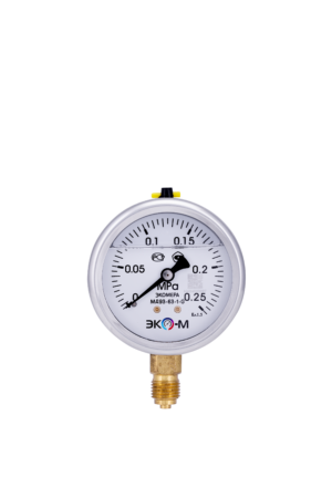 Манометр Экомера МД93-63мм 0..0,25 МПа G14 (Гидрозаполненный) 1