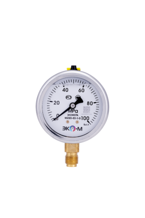 Манометр Экомера МД93-63мм 0..100МПа G14 (Гидрозаполненный) 1
